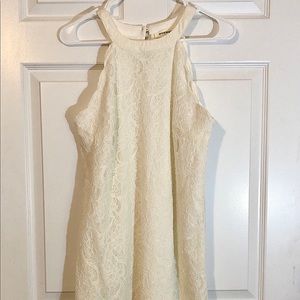 Monteau Scalloped Lace Summer Dress